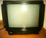 Продам телевизор Philips 21GX1562+пульт+настенный кронштейн